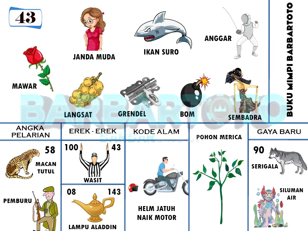 buku mimpi erek erek togel 43